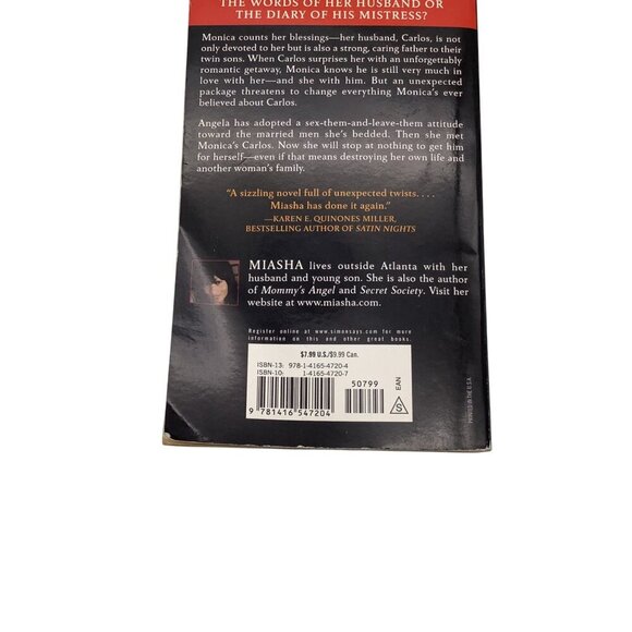 Diary Of A Mistress By Miasha 2006 Paperback Fiction Novel - Picture 9 of 14